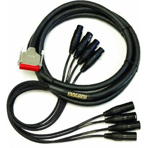 Mogami Gold AES TD DB25 XLR-05 Tascam/Digi Cable, 8 Channel, DB25-XLR, 5 ft.