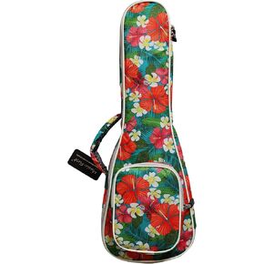 MUSIC FIRST Original Design Nylon "Tropical Flower" ukulele case ukulele bag ukulele cover, New Arrial! (Fit for 21 inch Soprano Ukulele)