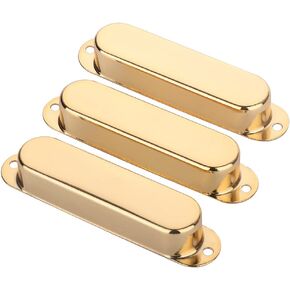 3 قطع من أغطية لاقط لفائف نحاسية مغلقة حلقة تثبيت للحاجز Strat Squier ملحقات الجيتار الكهربائي (فضي (كروم)) in Kuwait