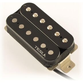Guitar Pickup Tesla PLASMA-X1 (Neck, Black) compatible with Humbucker