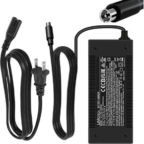 LeMotech 54.6V 2A Electric Scooter Charger, Replacement Power Supply Adapter for Gotrax Scooter GXL Hiboy, for 48V Li-ion Battery