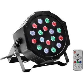 RGB Led Mini Par Light 18x1W Beam Wash Dmx Stage Light Effect KTV Dj Bar Party Wedding Disco