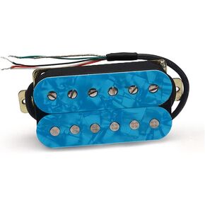 ROZILO Electric Guitar Humbucker Pickups Double Coil Guitar Bridge Pickup Red Pearl 52mm