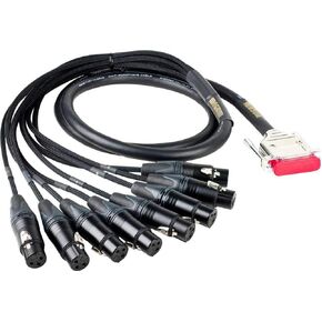 Mogami Gold DB25-XLRF-10 Analog Recorder Cable, 8 Channel, DB25 to XLR-Female, 10 ft.