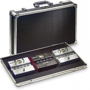 Stagg UPC-535 Guitar Effect Pedals Case with High Density Foam Padded Interior - Black