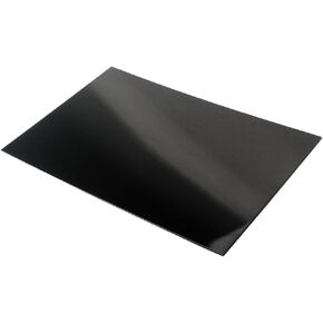 Alnicov 3-Ply Pickguard Material Blank Pick Guard Scratch Plate Sheet 440x290x2.2mm Black