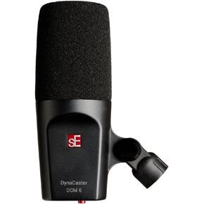 SE Electronics DCM6 Dynacaster DCM 6 Broadcast Microphone, Black