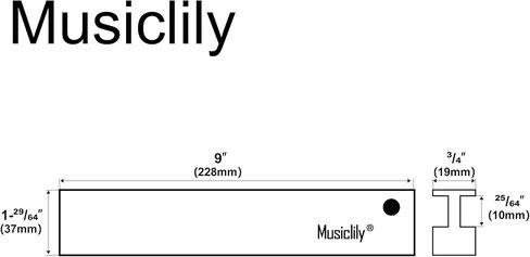 Musiclily Pro 9 بوصة من الألومنيوم Fretbar Understring Leveler Fingerboard Fret Sander Leveling Beam File Bar Luthier Tool لإصلاح وصيانة جيتار باس in Saudi Arabia