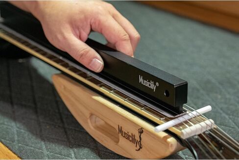 Musiclily Pro 9 بوصة من الألومنيوم Fretbar Understring Leveler Fingerboard Fret Sander Leveling Beam File Bar Luthier Tool لإصلاح وصيانة جيتار باس in Saudi Arabia