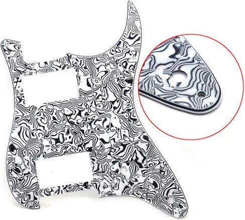 Abalone Pearl HH Strat Pickguard Pick Guard Plate w/screws for American/Mexican Fender Standard Stratocaster in Saudi Arabia