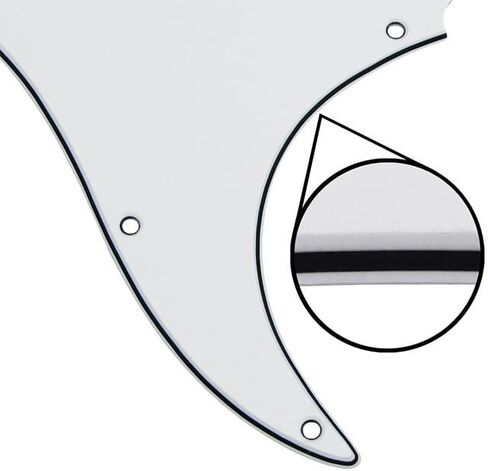 Abalone Pearl HH Strat Pickguard Pick Guard Plate w/screws for American/Mexican Fender Standard Stratocaster in Saudi Arabia