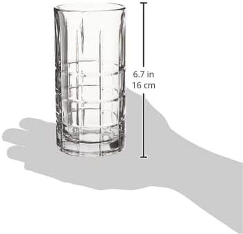 Anchor Hocking 16 Ounce Central Park Drinking Glasses (4-piece, clear, dishwasher safe) in Saudi Arabia