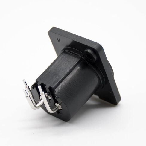 XLR 3 دبوس ذكر جاك المقبس XLR لوحة جبل موصل محول، عمودي نوع XLR ذكر موصل المقبس 90 درجة in Saudi Arabia