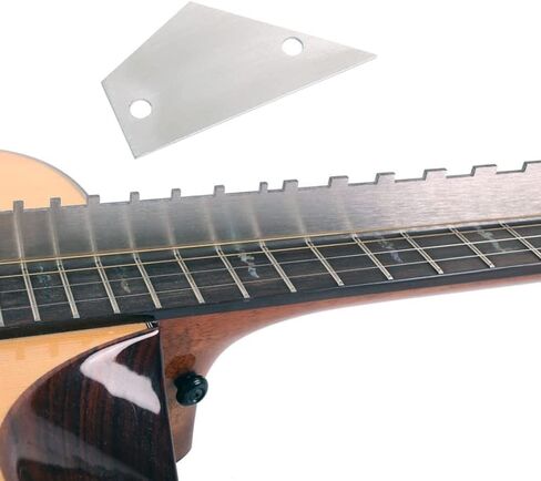 16 قطعة من أدوات الغيتار Luthier بما في ذلك 9 مقياس نصف قطر سفلي، مقياس مسطرة عمل السلسلة، مقياس الملمس، حافة مستقيمة لمستوى الجيتار (قصير + متوسط) شعاع تسوية الحنق لإعداد باس الجيتار in Saudi Arabia