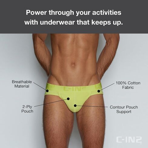 C-IN2 Core Sport Brief, White, X-Large in Saudi Arabia
