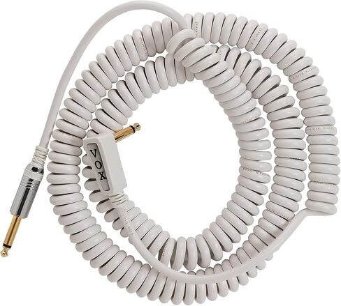 Vox Coiled Cable VCC – 90 (9 m) Guitar and Base Shield , whites in Saudi Arabia