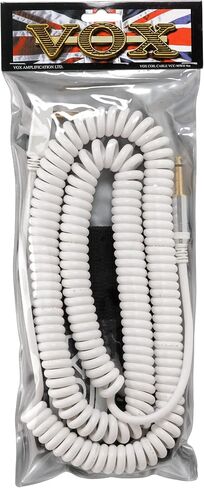 Vox Coiled Cable VCC – 90 (9 m) Guitar and Base Shield , whites in Saudi Arabia