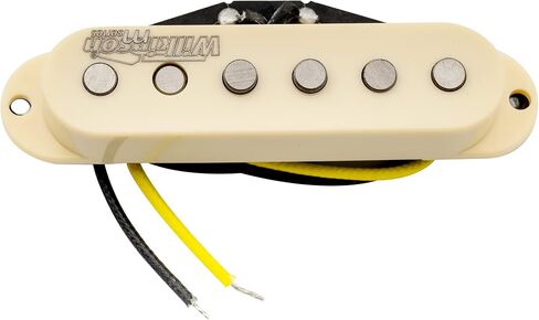 Wilkinson Vintage 60's Staggered Alnico 5 Single Coil Middle Pickup for Strat Style Electric Guitar, Black in Saudi Arabia