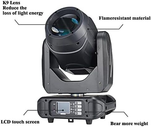 7R 230W شعاع ضوء الرأس المتحرك للمسرح، التحكم في قناة DMX512، 14 Gobos و14 لونًا مع تأثير قوس قزح لإضاءة نادي الديسكو المسرحي in Saudi Arabia