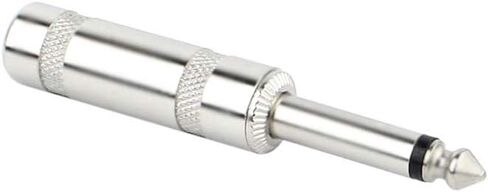 1/4" Audio Plugs 6.35mm Plug TS Male 1/4 inch Solder Type Mono Plug Straight Design Connector for DJ Mixer Speaker Guitar Cables Phono Patch Cable Microphone Cables (5 Pack) GiantBee (Straight TS) in Saudi Arabia