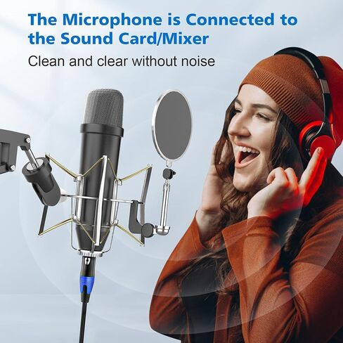 XLR ذكر إلى 1/4 بوصة (6.35 مم) كابل توصيل TRS جاك الرصاص المتوازن للإشارة XLR إلى كابل تصحيح ربع بوصة - 4 أقدام in Kuwait