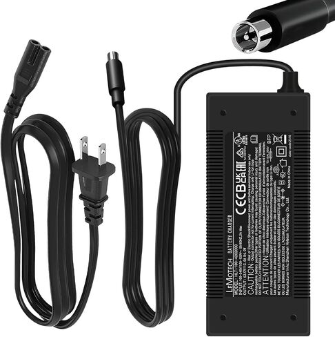 LeMotech 54.6V 2A Electric Scooter Charger, Replacement Power Supply Adapter for Gotrax Scooter GXL Hiboy, for 48V Li-ion Battery in Saudi Arabia