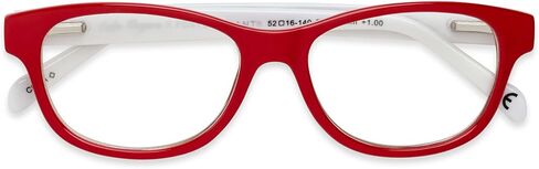 Sofia Vergara x Foster Grant Women's Linda Square Reading Glasses, Purple Demi, 52 mm + 1.75 in Saudi Arabia