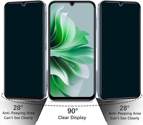 (عبوتان) مصممة لهاتف Samsung Galaxy A15 5G وGalaxy A15 واقي شاشة من الزجاج المقوى مقاس 6.5 بوصة، مضاد للخدش، خالٍ من الفقاعات in Kuwait