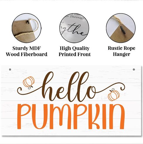 Autumn Decor Sign, Fall Breeze, Crunchy Leaves, Pumpkins Please Sign, Decorative Wooden Plaque Sign, Fall Autumn Wall Plaque, Vintage Fall Home Decor, Autumn Wall Art, Thanksgiving Decor in Saudi Arabia