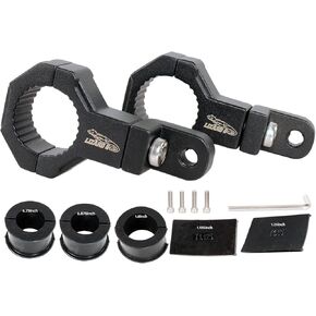 Roll Bar Adjustable Clamp for 1.625 to 2.0inch Bar,Universal 360 Degree Mount Tube Clamps 1.625"/1.75"/1.875"/2.0" for UTV ATV Roll Bars (2Pack)