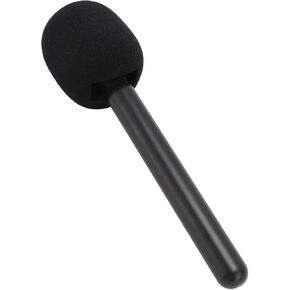 Microphone Interview Handle Interview, Mic Handheld Adapter,Mic Adapter with Windshield Foamfor Rode II