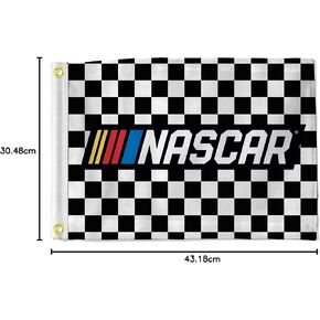Rico Industries NASCAR Racing 2023 Utility Flag - Double Sided - Great for Boat/Golf Cart/Home ect.
