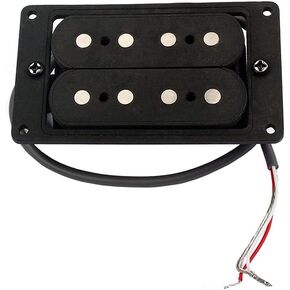 Alnicov Fiber Alnico 5 Double Coil Humbucker Pickup for 4 String Cigar Box Guitar Replacement