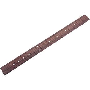 Alnicov Frets Guitar Fretboard，Rosewood Fretboard，21 Frets，Slottedfor 3 String Cigar Box Guitar DIY Accessories