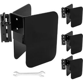 2Pack E-Track Motorcycle Wheel Chock, E Track Dirt Bike Wheel Chocks, Etrack Accessories, Supports Tires up to 6" Wide