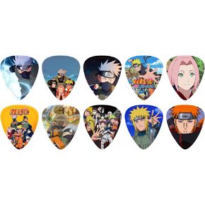 New Acoustic Colorful Cartoon Picks, Best Acoustic Narutooo Guitar Picks, Medium