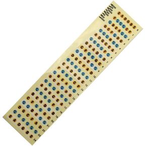 2pcs Guitar Note Map Fretboard Markers Fret Lables Decals Fingerboard Sticker For Aacoustic Guitar And Bass Guitar (Colorful)