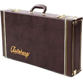 Autoharp by Oscar Schmidt Deluxe Hardshell Autoharp Hard Case with Plush Lining and Accessory Compartment