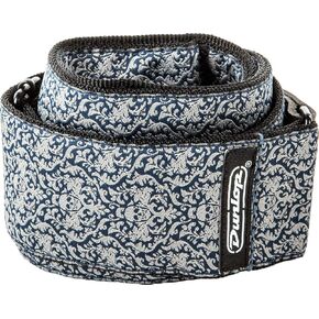 Jim Dunlop Jacquard Fleurs De Skull Guitar Strap (D6715)