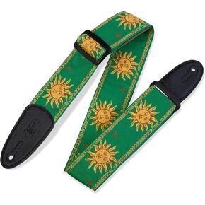 Levy's Leathers Guitar Strap (MPJG-Sun-GRN)
