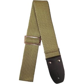Henry Heller Tweed Guitar Strap Leather Tabs Vintage Look HCOTRV-06 Made in the USA