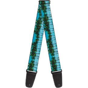 Buckle-Down Guitar Strap Landscape Beach Palm Trees 2 Inches Wide (GS-W31280)