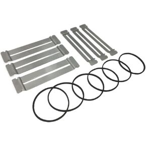 Guitar Fingerboard Guards Fret Finger Guard Luthier Tool Fretboard Protector with 12 Rubber Band Guitar Fret Dressing Polishing Kit for Guitar Bass Accessories