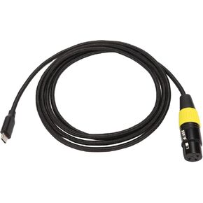 XLR to USB C Cable, USB C Microphone Cable with 3 Pin XLR Port Type C Male to XLR Female Mic Link Converter Cable for PC Laptop Smartphone Tablet (2m)