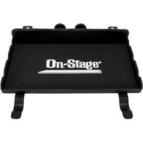 On-Stage DPT4000 Percussion Tray - Secure and Versatile Instrument Holder for Drummers and Musicians, Ensures Convenient Access to Gear, Soft Case Included for Easy Transportation