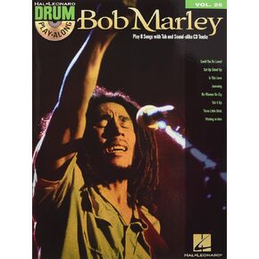 Bob Marley Drum Play-Along Volume 25 Book/Online Audio (Hal Leonard Drum Play-along)