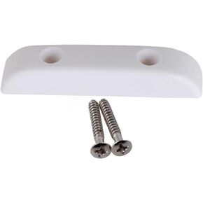 BQLZR Guitar Thumb Rest Bass Finger Rest Smooth Plastic Guitar Thumbrest Lightweight Thumb/Push Rests with Mounting Screws White