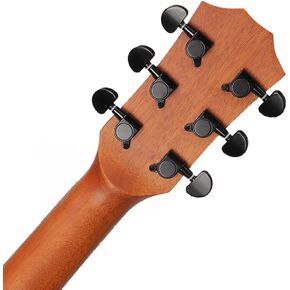 Guitar String Knob Fully Enclosed Guitar Chords Folk Acoustic Guitar Quasi-metal Universal Ukulele Chords 6 Packs Guitar String Knob (Silver 6 Pack)