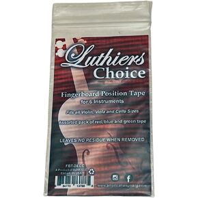 Luthiers Choice Fingerboard Position Tape for 6 Instruments - Fits All Violin, Viola and Cello Sizes Perfect for Beginner Violin