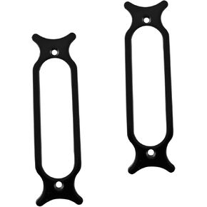 LQ Industrial 2PCS 100x26x2mm Black Guitar Pickup Mounting Ring Metal Electric Guitar Single Coil Pickup Border Suitable for ST SQ Electric Guitar Replacement Part